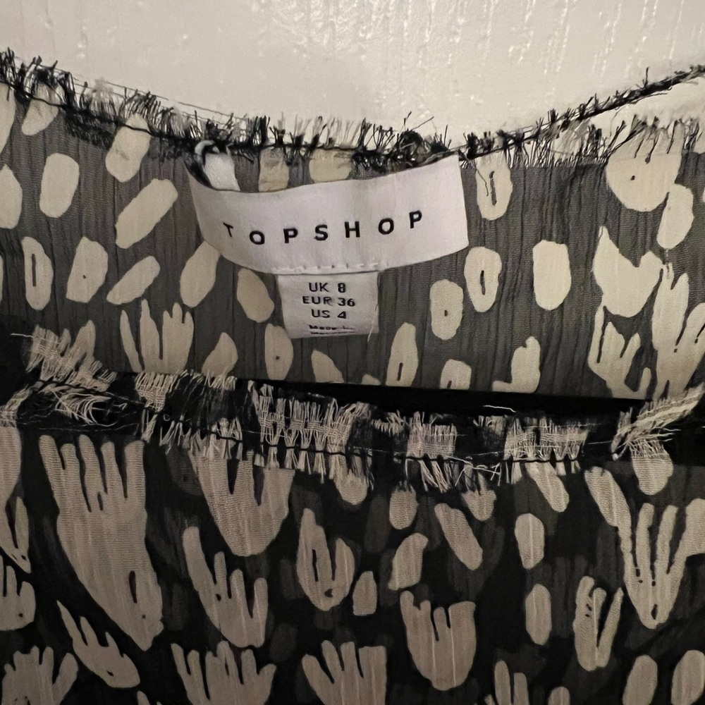 Topshop Monochrome Maxi Dress - Picture 6 of 13